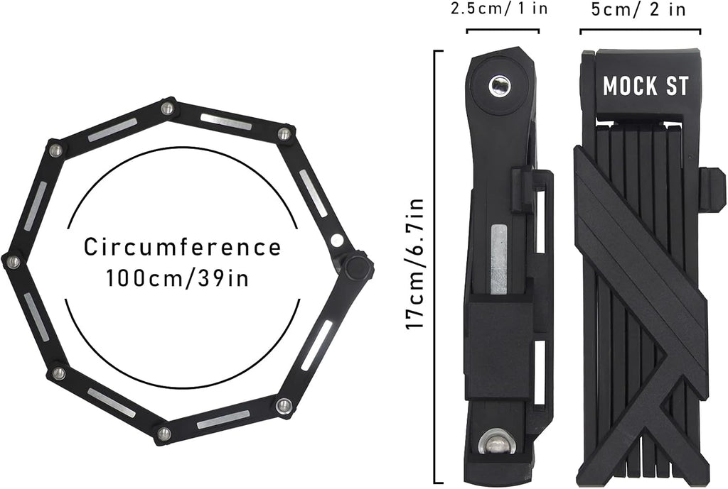 Bike Chain Folding Lock Pack of 2 U335319
