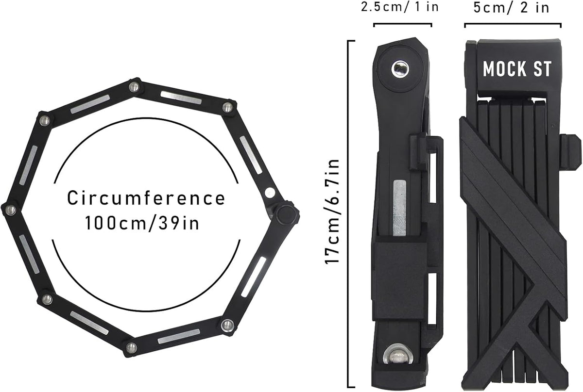 Bike Chain Folding Lock Pack of 2 U335319