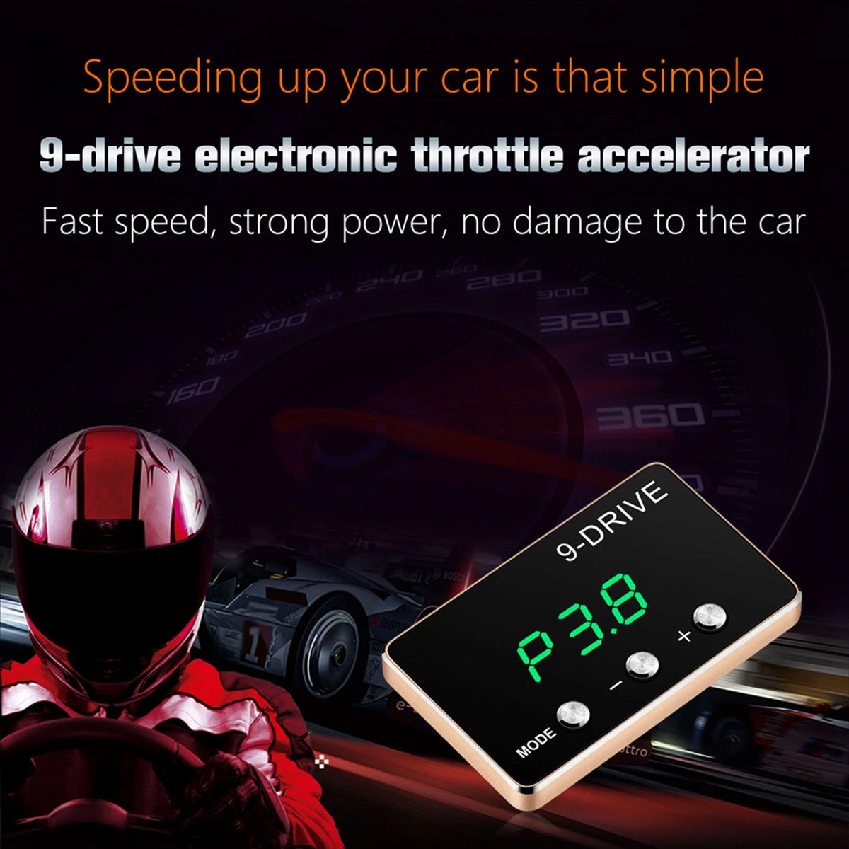 9 Drive Electronic Throttle Controller Pedal Racing Accelerator Booster Replacement U520994