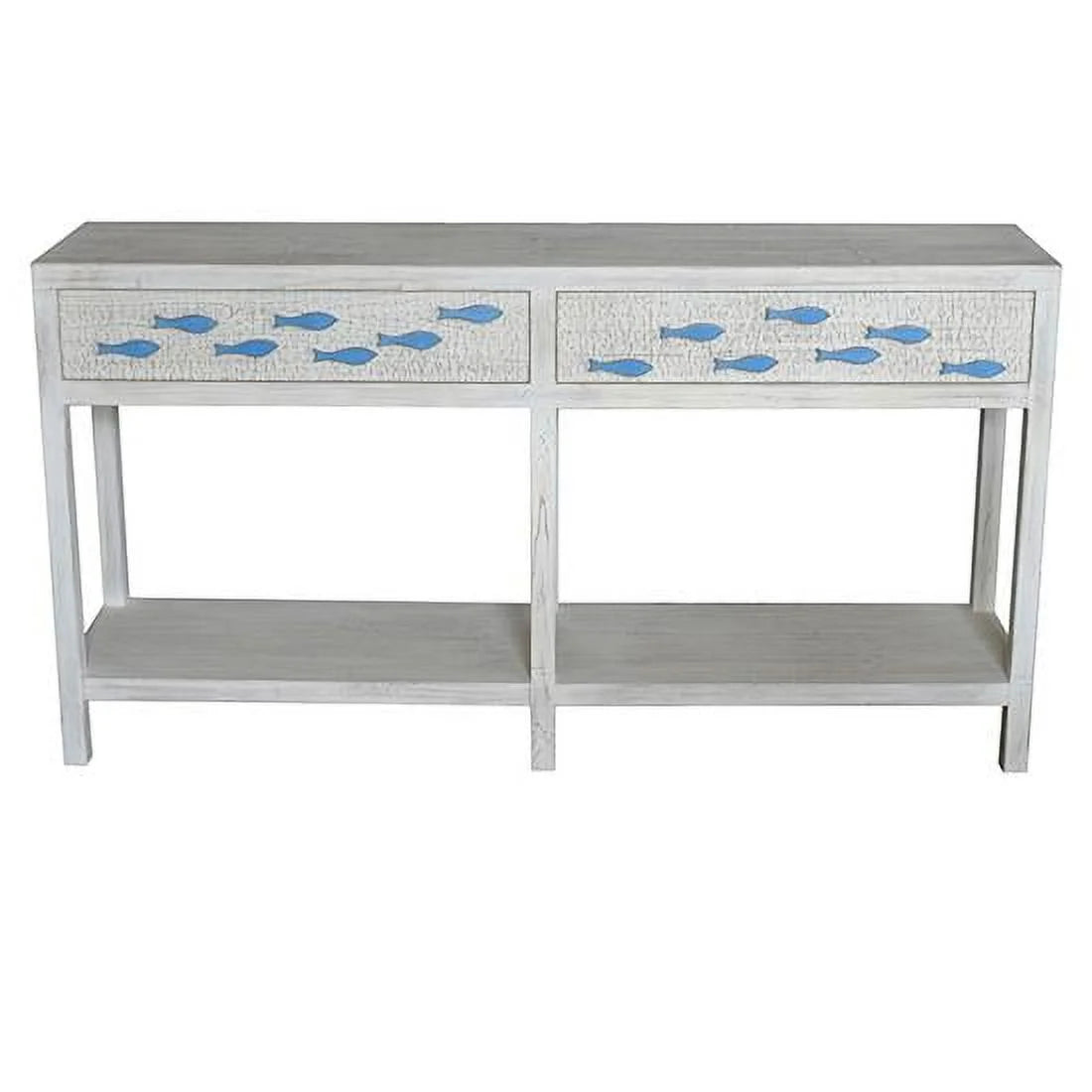 Antique White 2 Drawer Console M544240