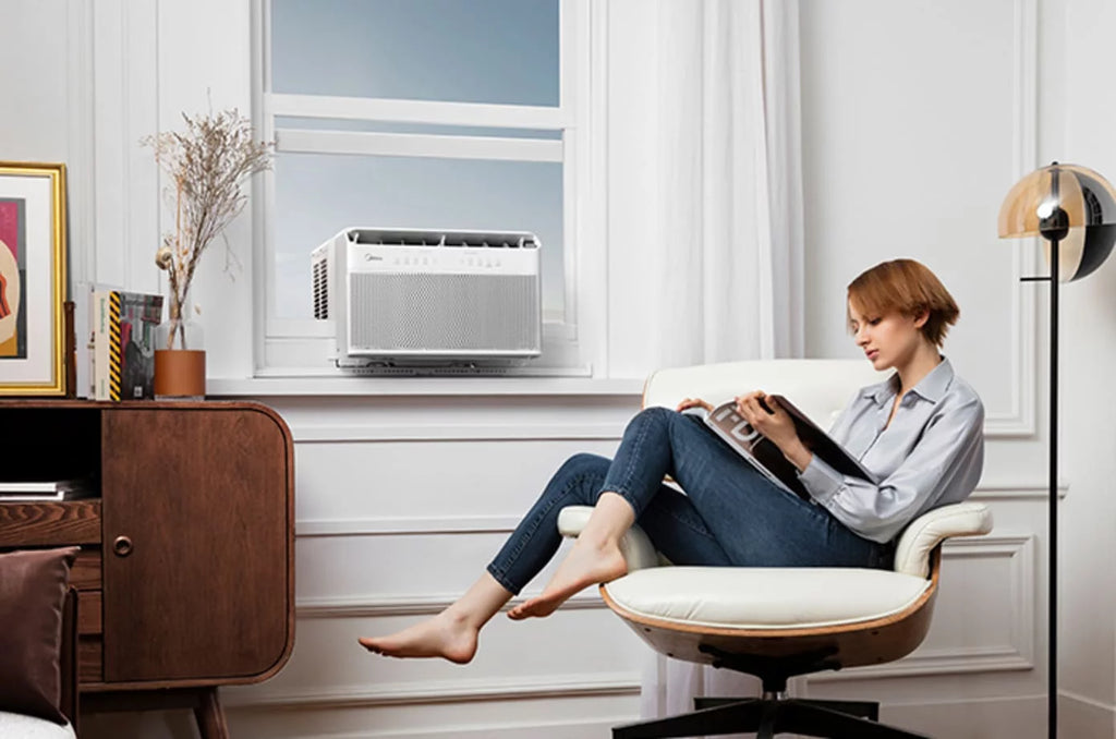 8,000 BTU Smart Inverter U-Shaped Window Air Conditioner M323488
