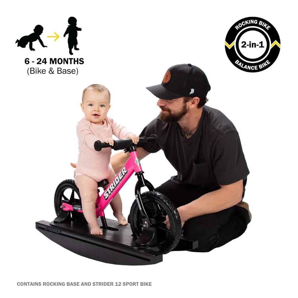 Blue 2-in-1 Rocking Bike for Toddlers C204376
