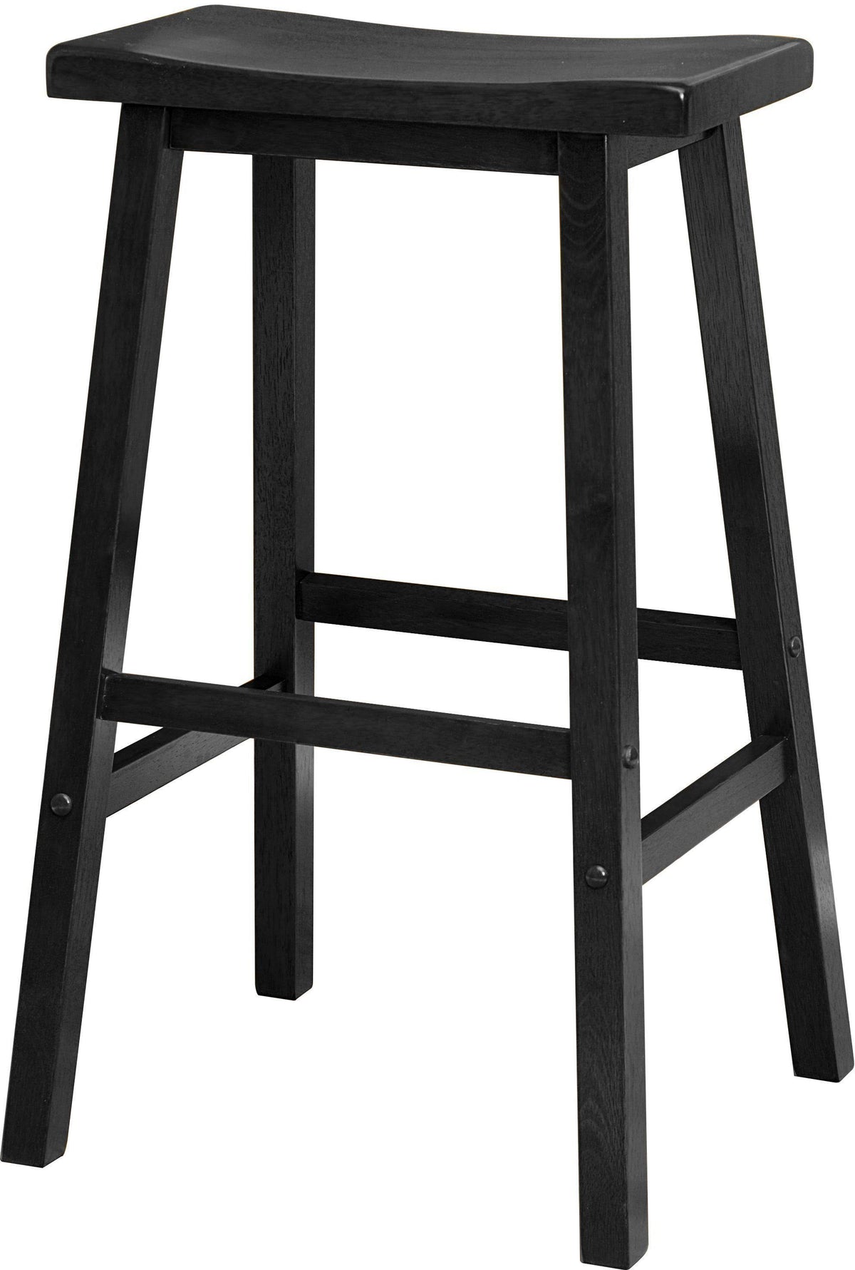 Black Saddle Seat Bar Stool G4912