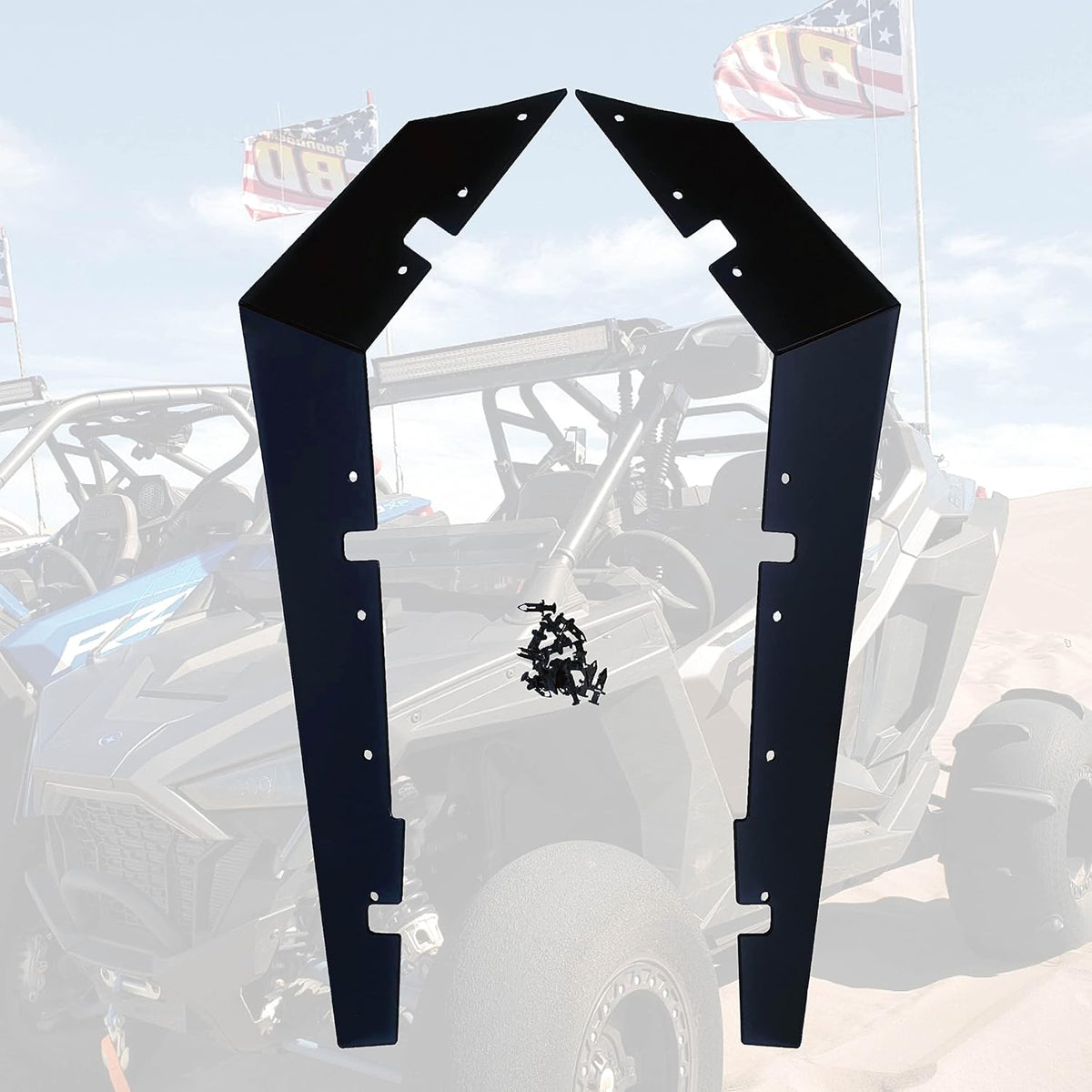 Tinted 1/4 Inch Polycarbonate Lower Door Valance G6916