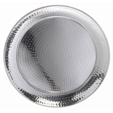 Hammered Round Serving Tray J436877