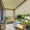 6' x 6' Beige Outdoor Roller Shade O1139