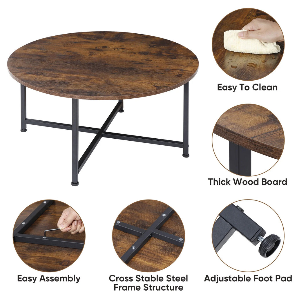 Round Coffee Table Dining Table 31.5" P95376