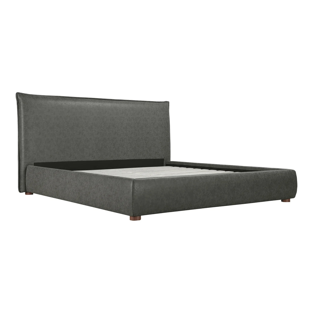 Queen Bed Slate Vegan Leather G973068