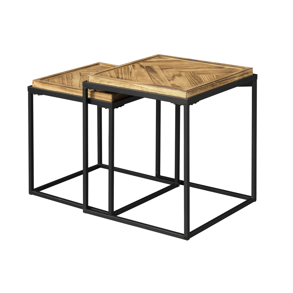 Brown Nesting Tables E772