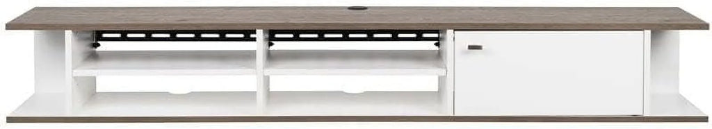 White Wood Wall Mounted TV Stand R753