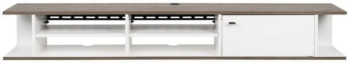 White Wood Wall Mounted TV Stand R753