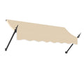 Tan Acrylic Fixed Awning D725