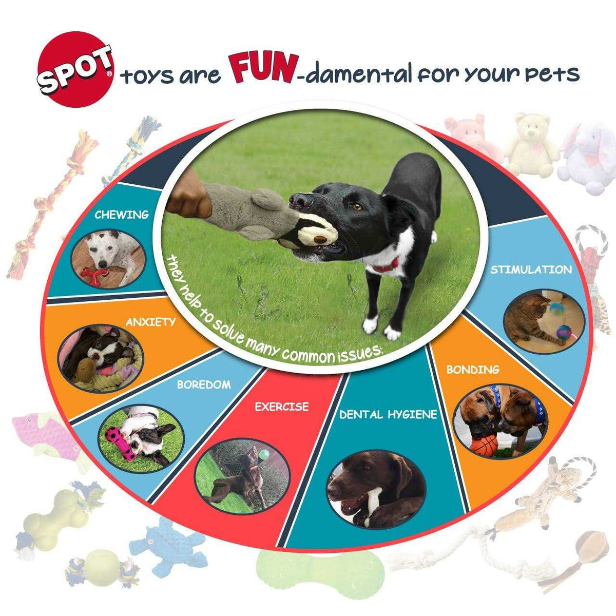 Fleece Dog Toy A2105