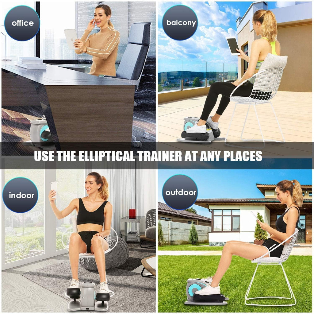 Electric Mini Elliptical Machine with Remote Control V652711