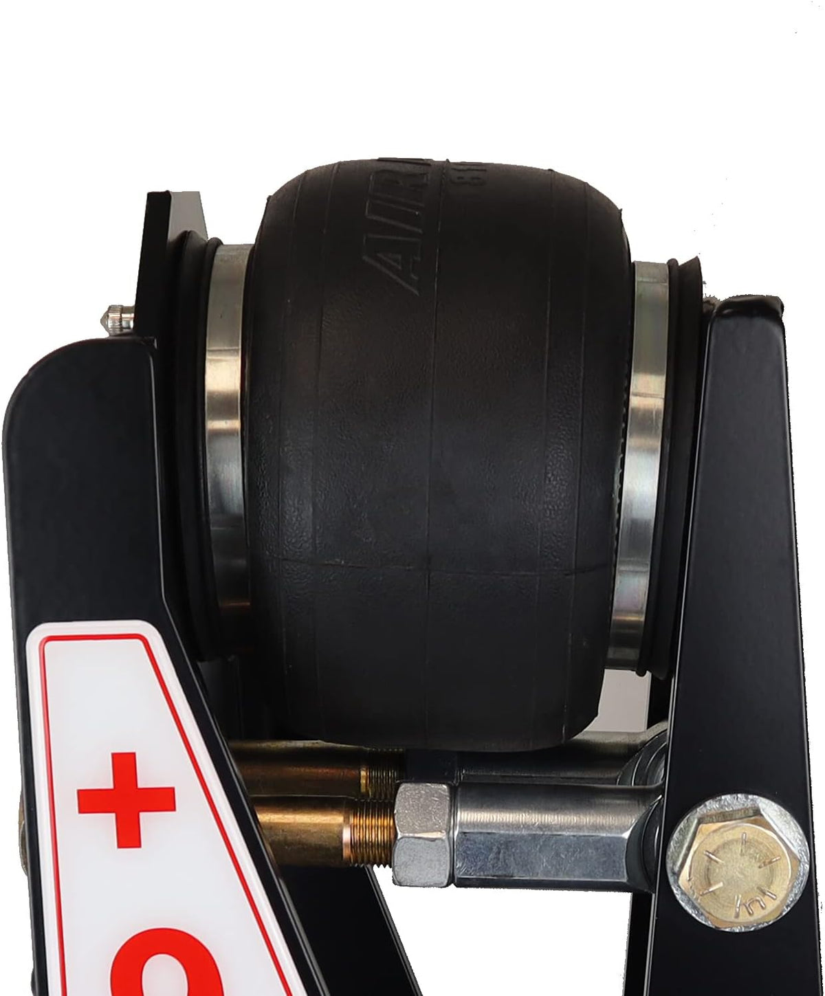 Gooseneck Air Hitch & Coupler, Round 3-15/16" Angled Pin 30K Coupler 9" Offset U4005