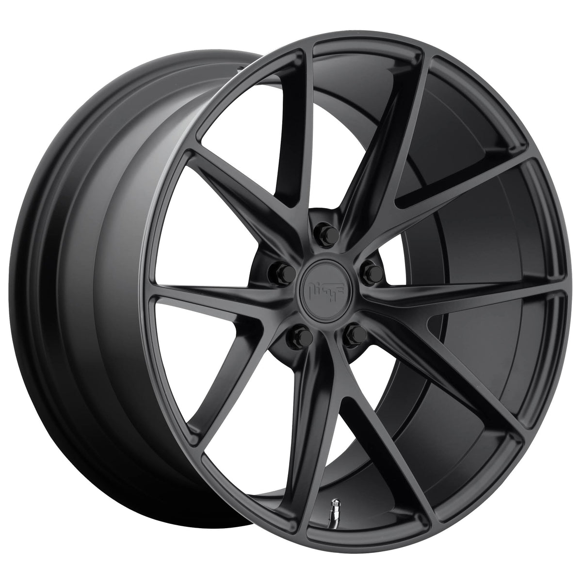 Misano Matte Black 18x8 5x112 42mm Wheel B13309
