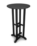 Black Frame Round Bar Table C364