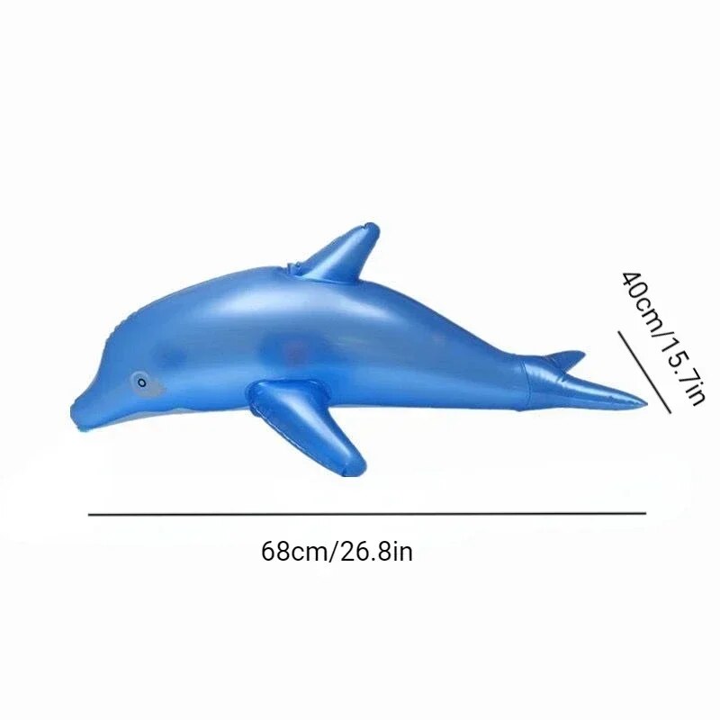 Blue Dolphin Inflatable Swimming Pool Float Water Toys P616