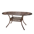 Oval Cast Aluminum Outdoor Dining Table H353767