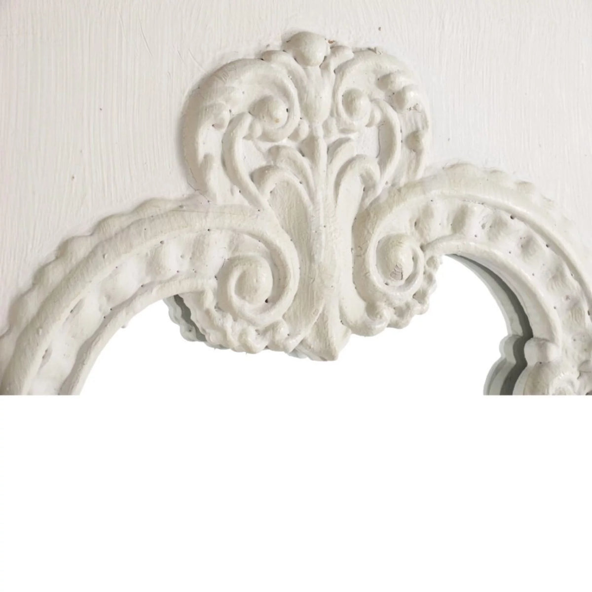 White Antique Style Large Rectangular Wall Mirror P258