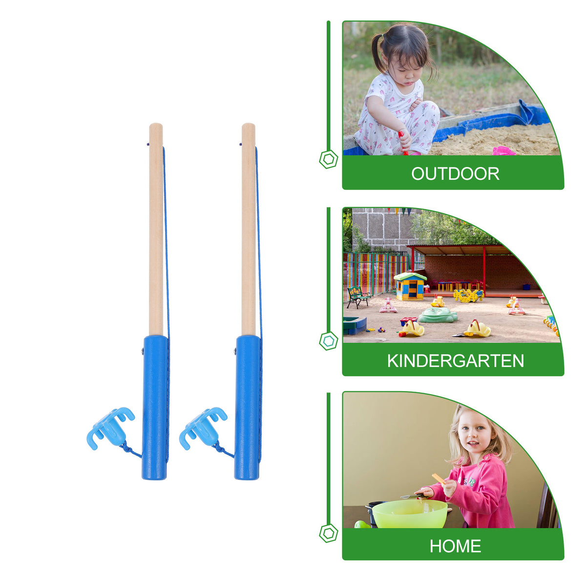 Magnetic Fishing Rod Wooden Educational Toy C237408