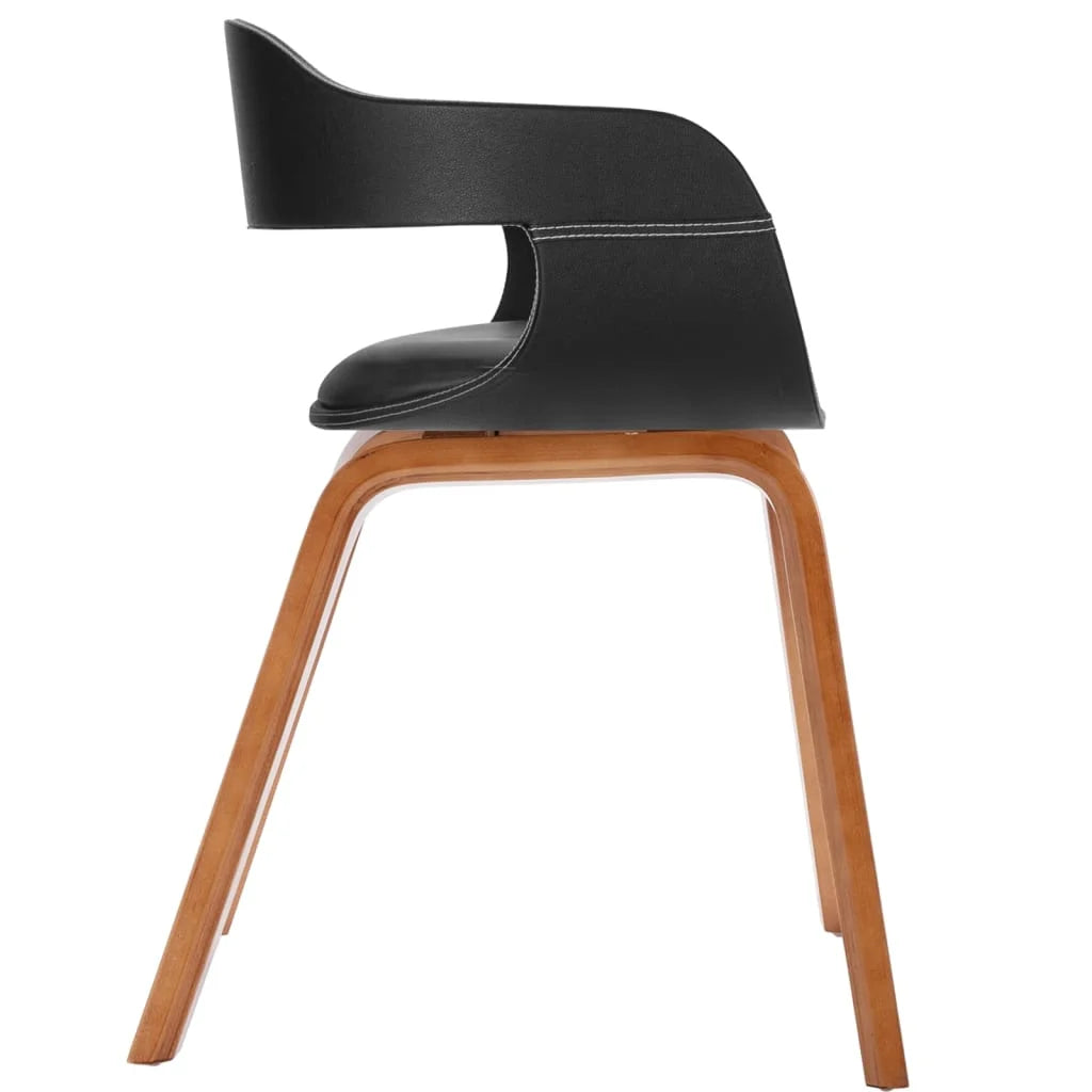 Bentwood Faux Leather Dining Chair Y1168