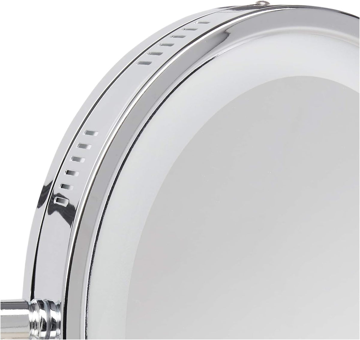 Chrome 5X-1X Magnification Oval Lighted Wall Mount Mirror G981
