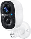 Wireless Outdoor Security Camera with Spotlight, 1080P Battery Powered WiFi Surveillance Cameras, Night Vision, Motion Detection, 2-Way-Talk, IP65 Weatherproof G8758