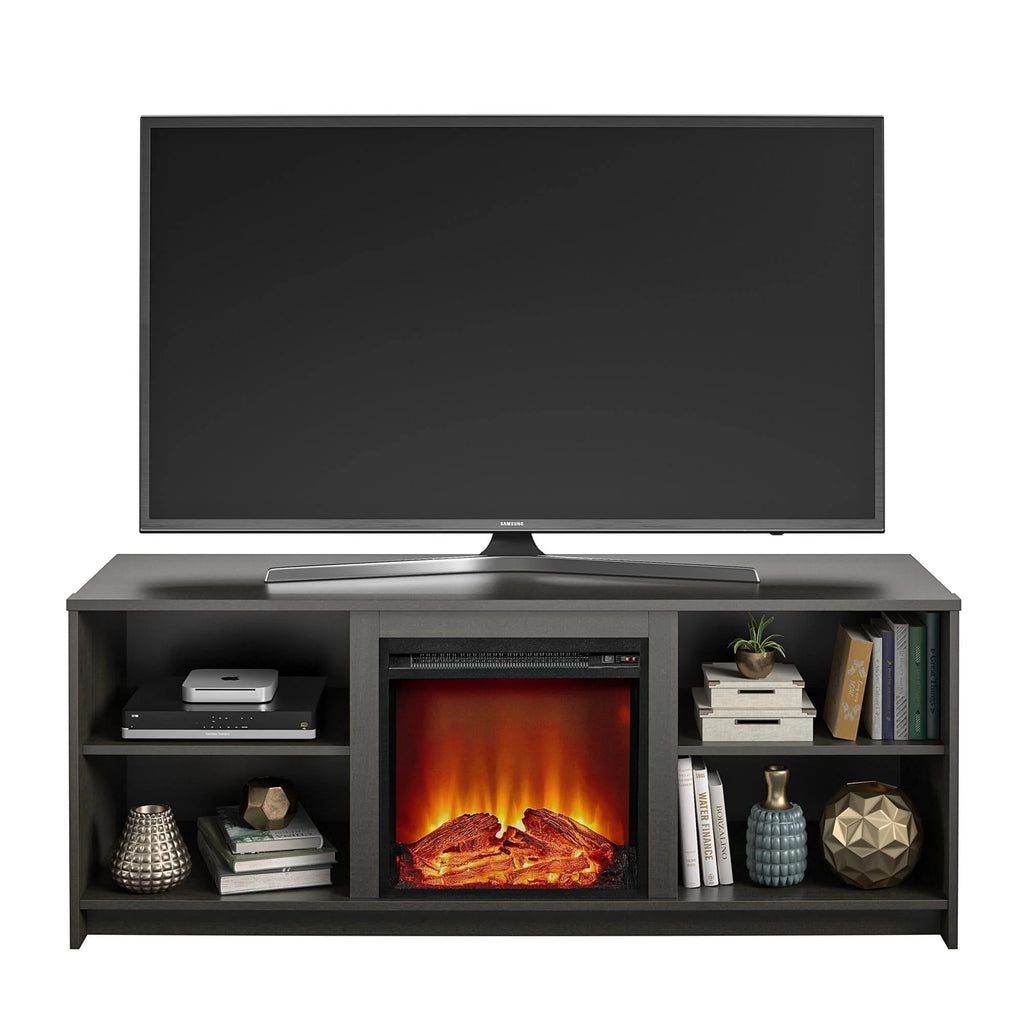 Black Oak Fireplace TV Stand R630111