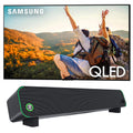 50 Inch 4K QLED Smart TV with Desktop Soundbar with Bluetooth X424285