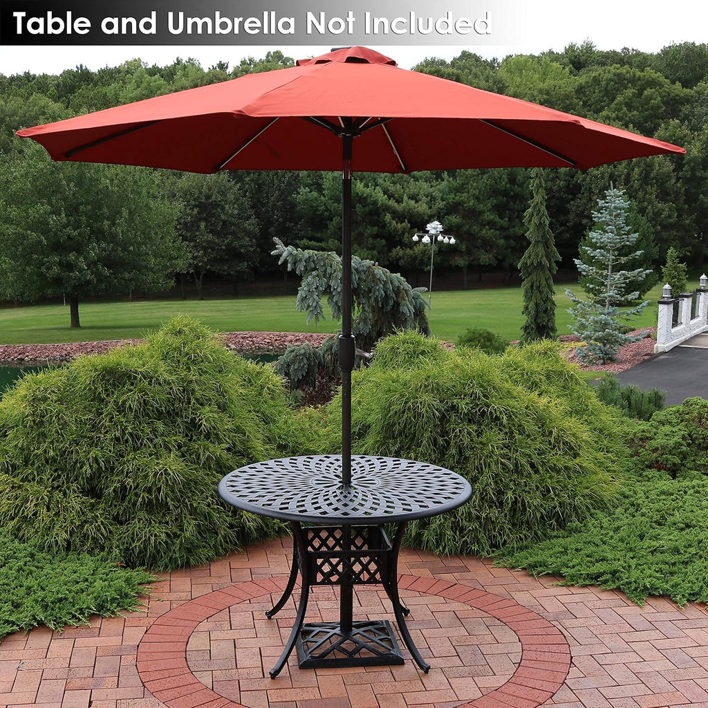 Cast Iron 17-Inch Square Patio Umbrella Base I377753