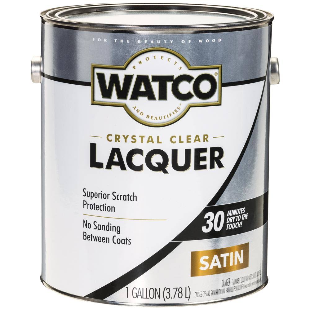 1 gal Clear Satin Lacquer Wood Finish (2-Pack) U88724