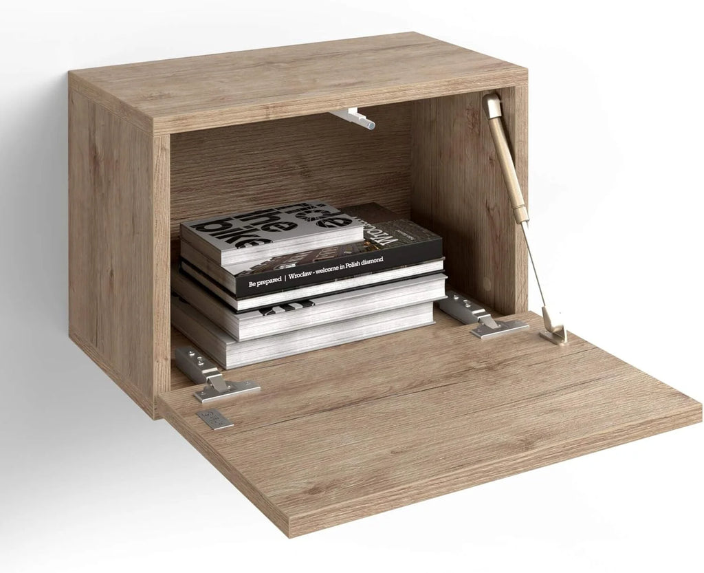 Cube Wall Unit With Door Oak M831989