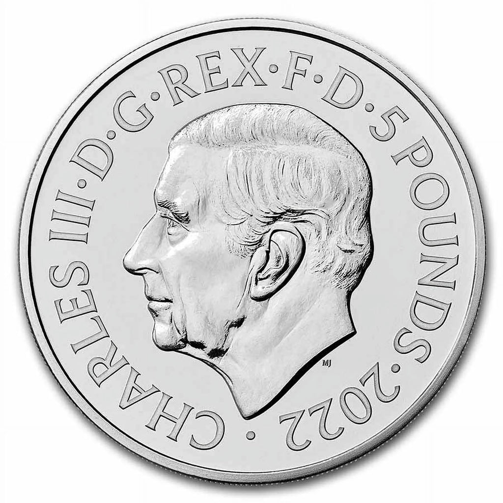 2022 Great Britain £5 Queen Elizabeth BU Coin J6876