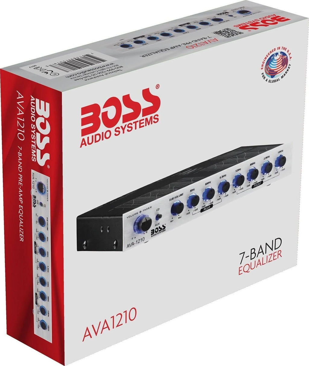 7 Band Car Equalizer with Subwoofer Output W154785