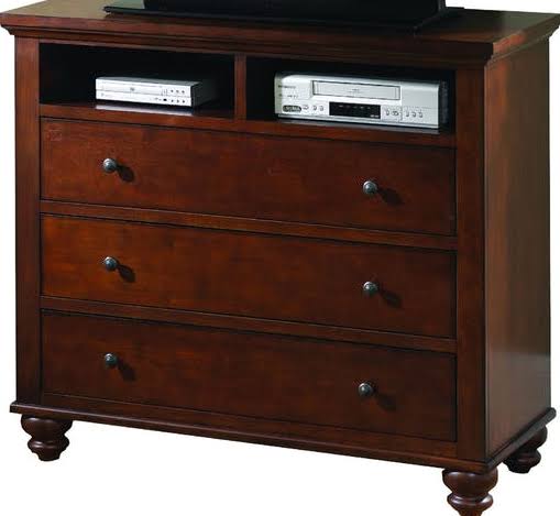 Brown Cherry Entertainment Chest W595