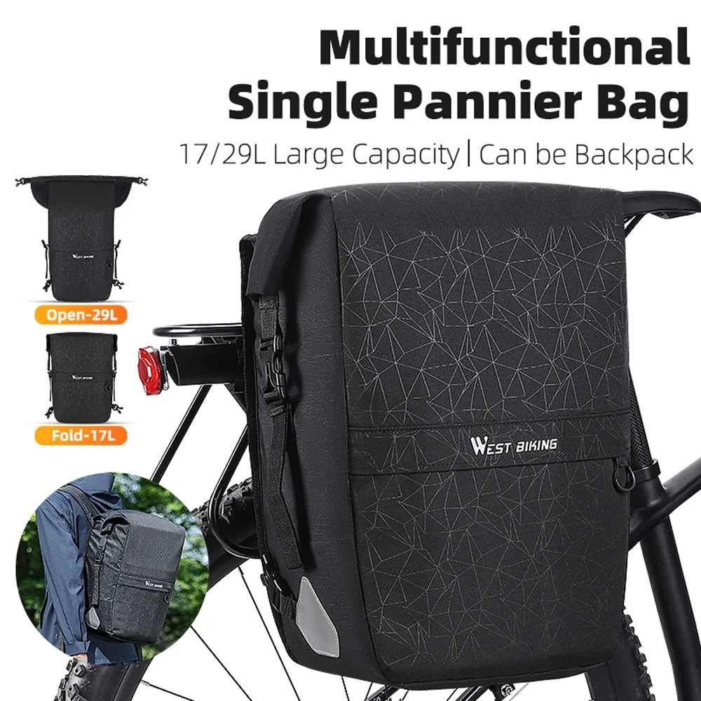 Expandable Bike Rear Storage Bag B497