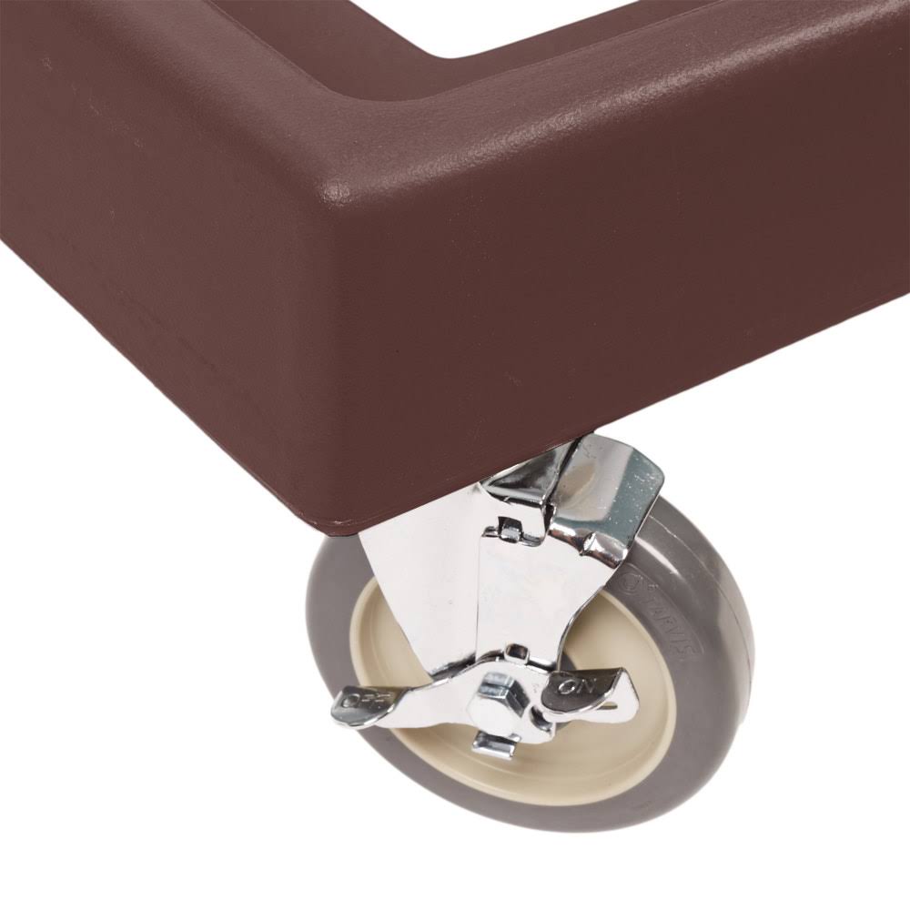 Dark Brown Pizza Dough Box Camdolly Z77829