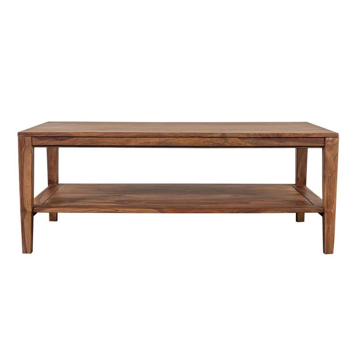 Solid Sheesham Wood Coffee Table Y952503