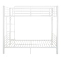 White Twin Over Twin Bunk Bed U80940