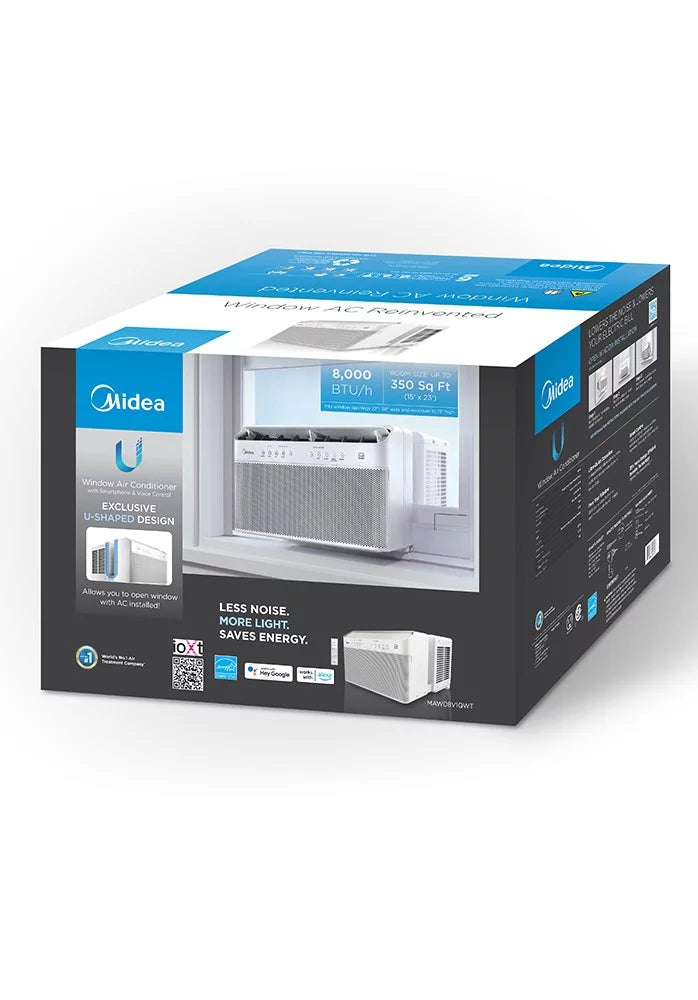 8,000 BTU Smart Inverter U-Shaped Window Air Conditioner M323488