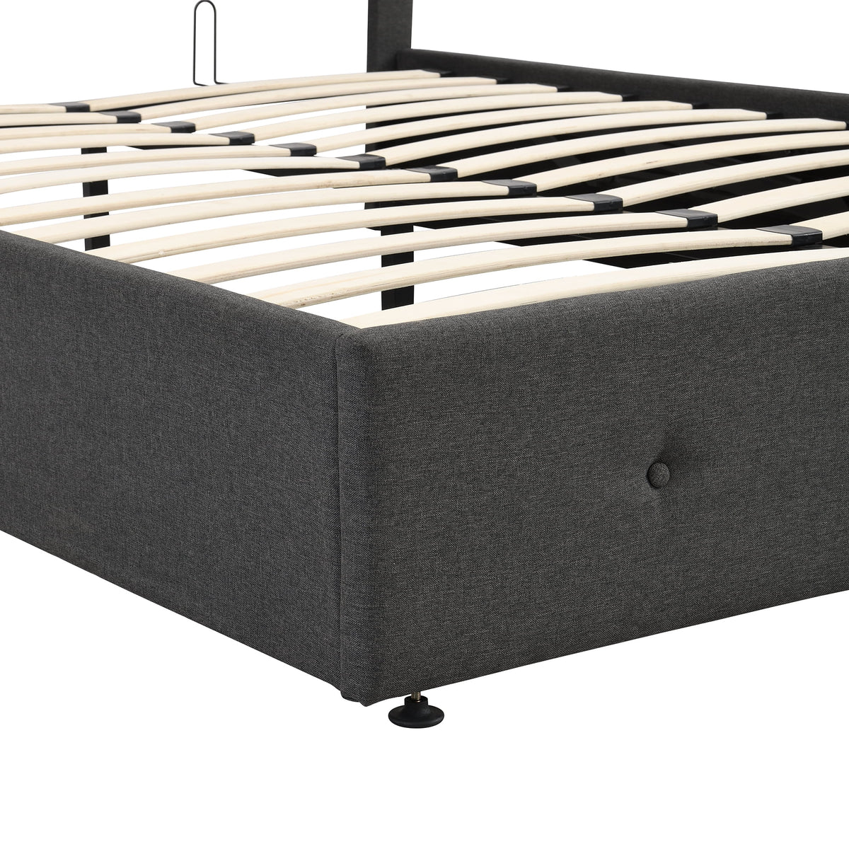 Upholstered Full Storage Platform Bed Y98525