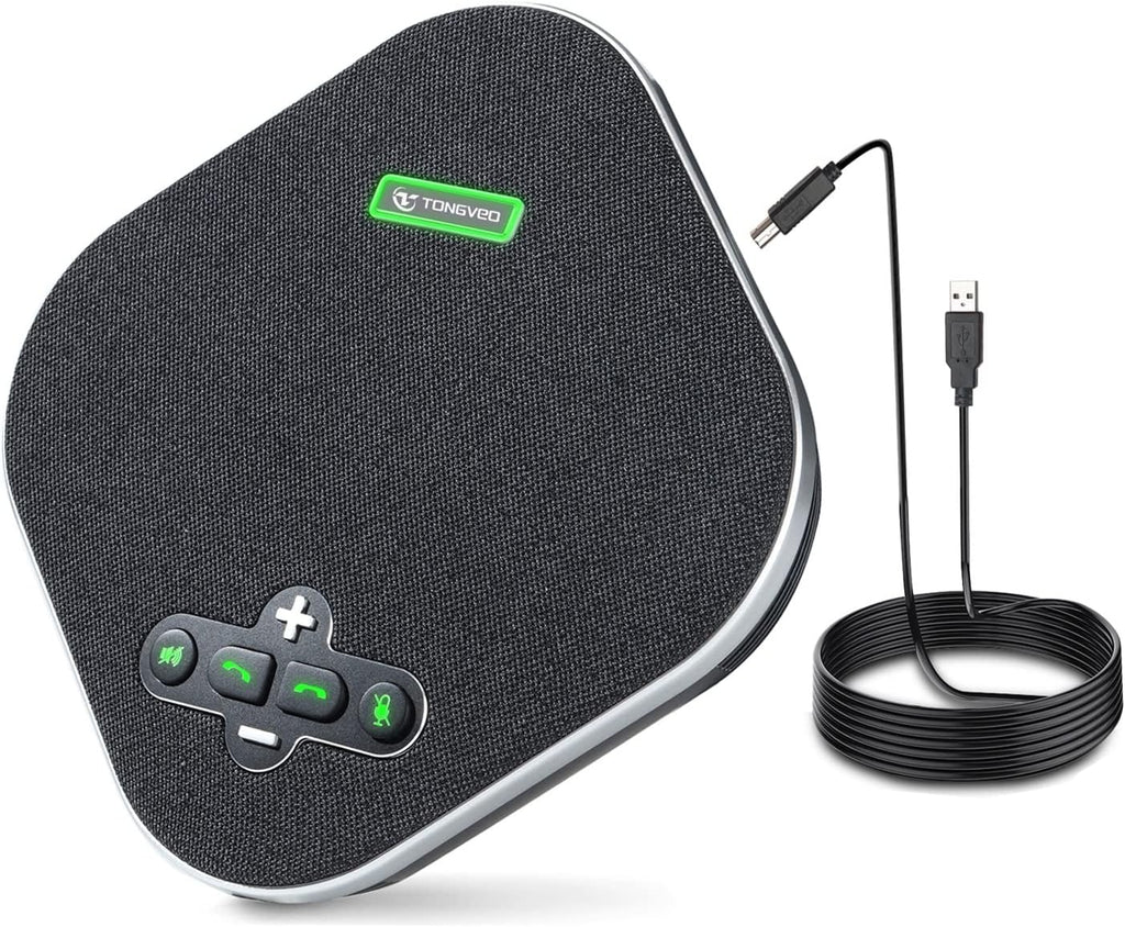 Wireless Speakerphone Conference Speaker with 4 Mics O99092