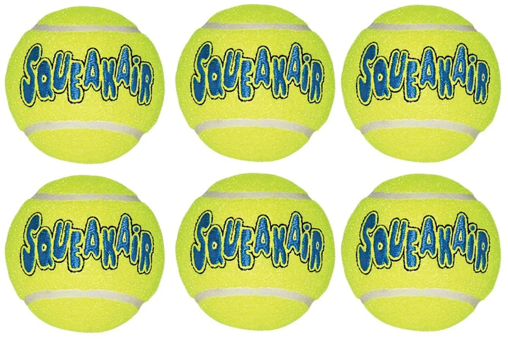Yellow Tennis Ball Dog Toy 6 Count C118318