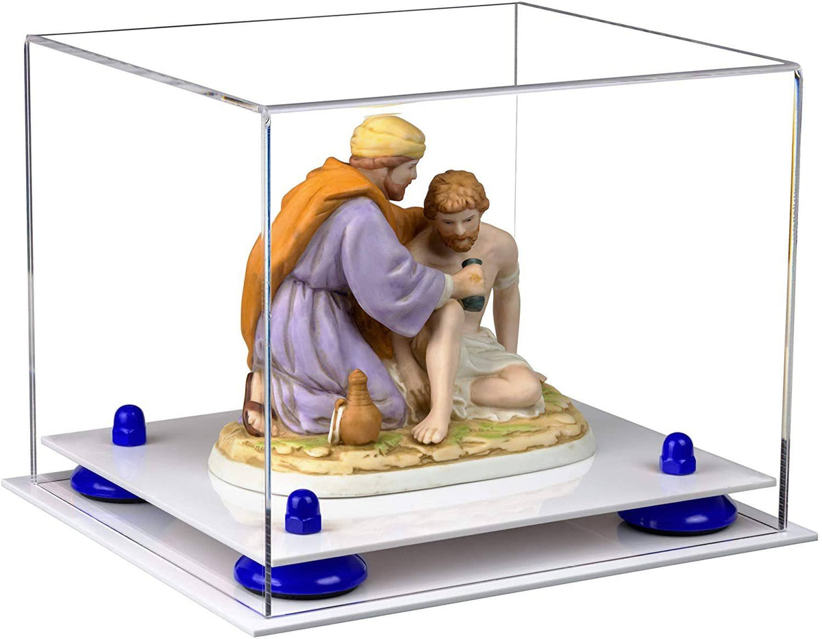 White Base Acrylic Display Case 8.75 x 7.75 x 7 F71286