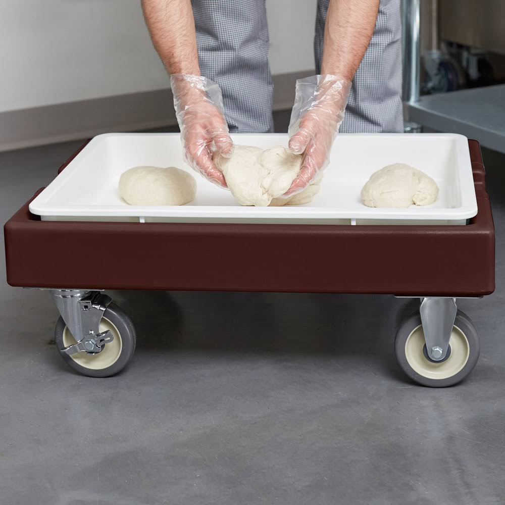 Dark Brown Pizza Dough Box Camdolly Z77829