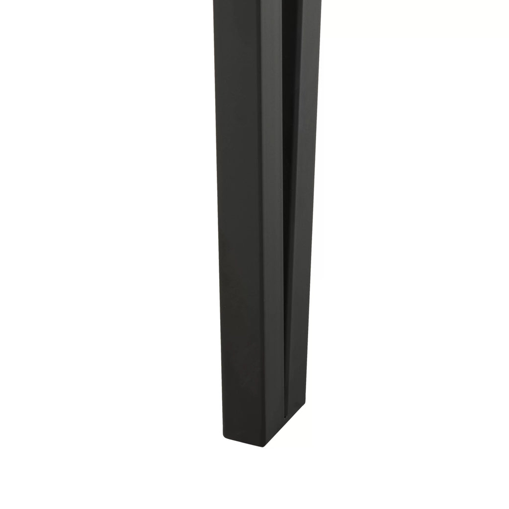 Brown Mid-Century Wood Top Console Table Q39596