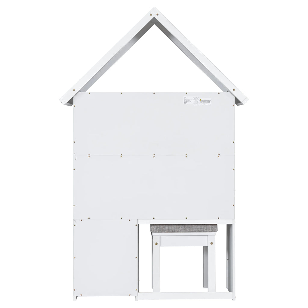 White House-Shaped Desk with Stool F209761