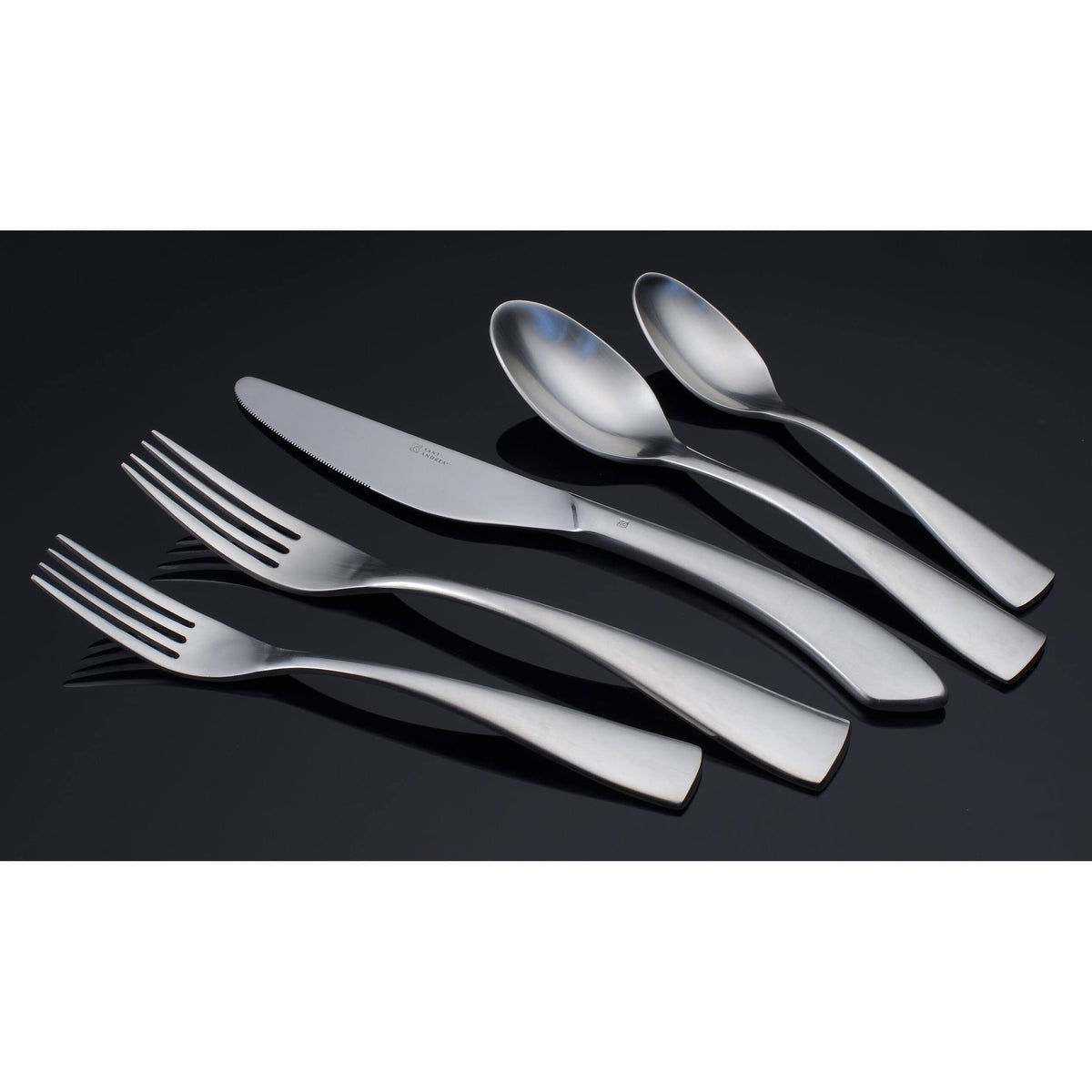 Stainless Steel Satin Table Forks, Set of 12 G6111