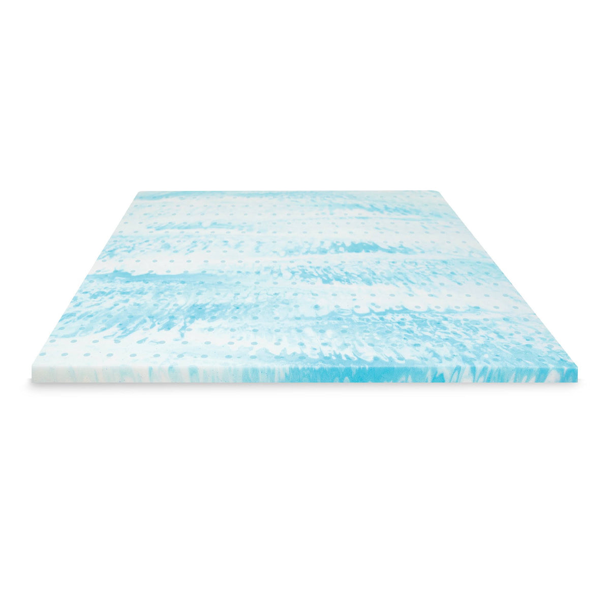 Gel Swirl Memory Foam King Mattress Topper O59753